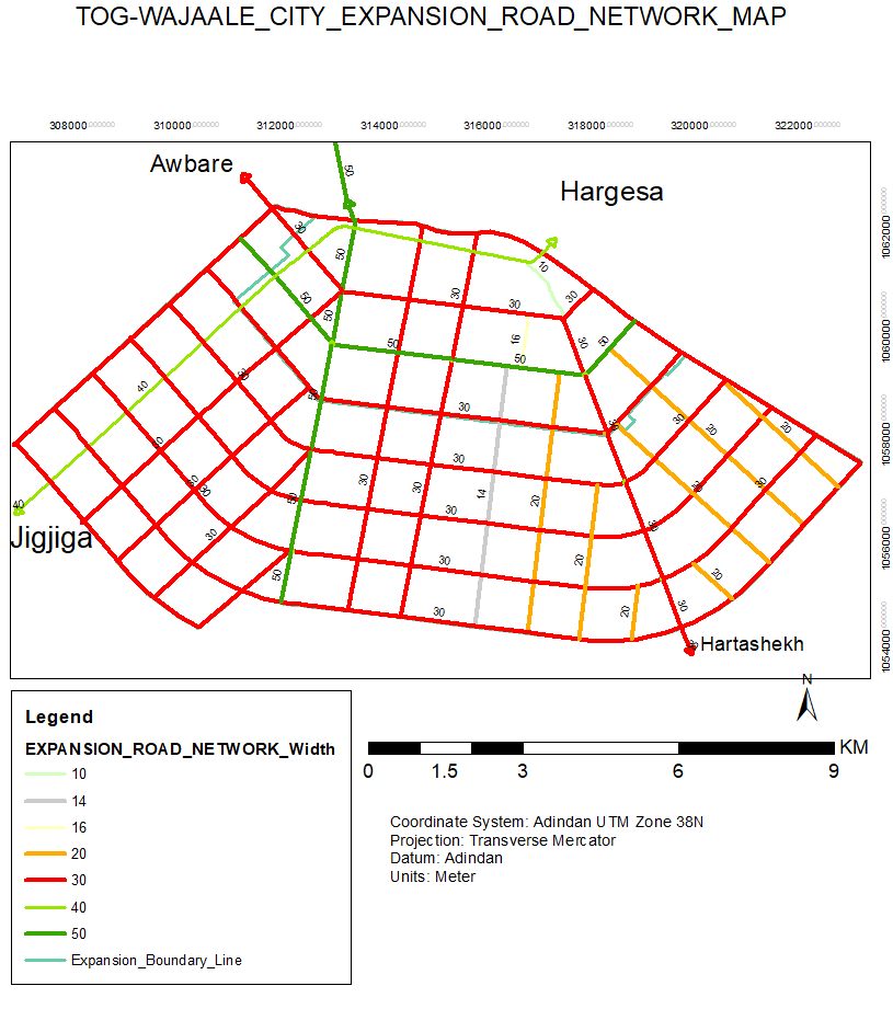 Expansion Road Network Map